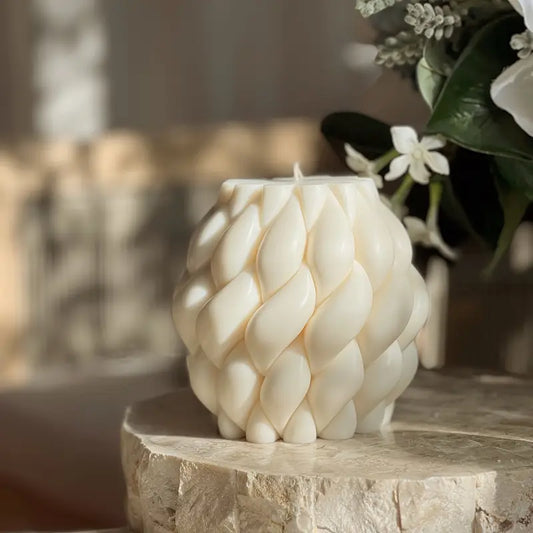 3D besisukanti kvapni žvakė „Lietaus lašas“