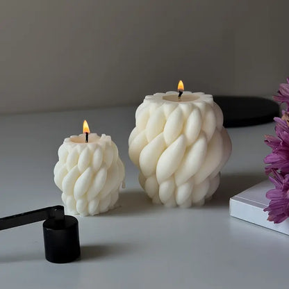 3D besisukanti kvapni žvakė „Lietaus lašas“