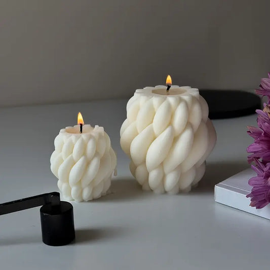 3D besisukanti kvapni žvakė „Lietaus lašas“