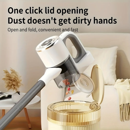 Cordless Handheld Vacuum Cleaner with Mop High Suction 54KPa USB Rechargeable 2000mAh Lithium Battery 36V Operating Voltage ABS Material Extension Rod for Home Floor and Pet Hair Cleaning